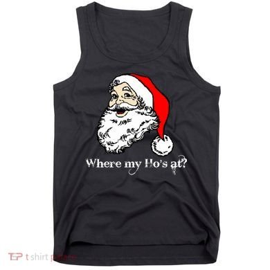 Santa's Ho Funny Christmas Tank Top