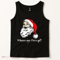 Santa's Ho Funny Christmas Tank Top thumb 2