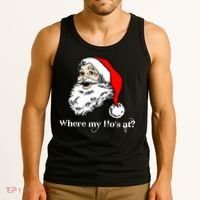 Santa's Ho Funny Christmas Tank Top thumb 3