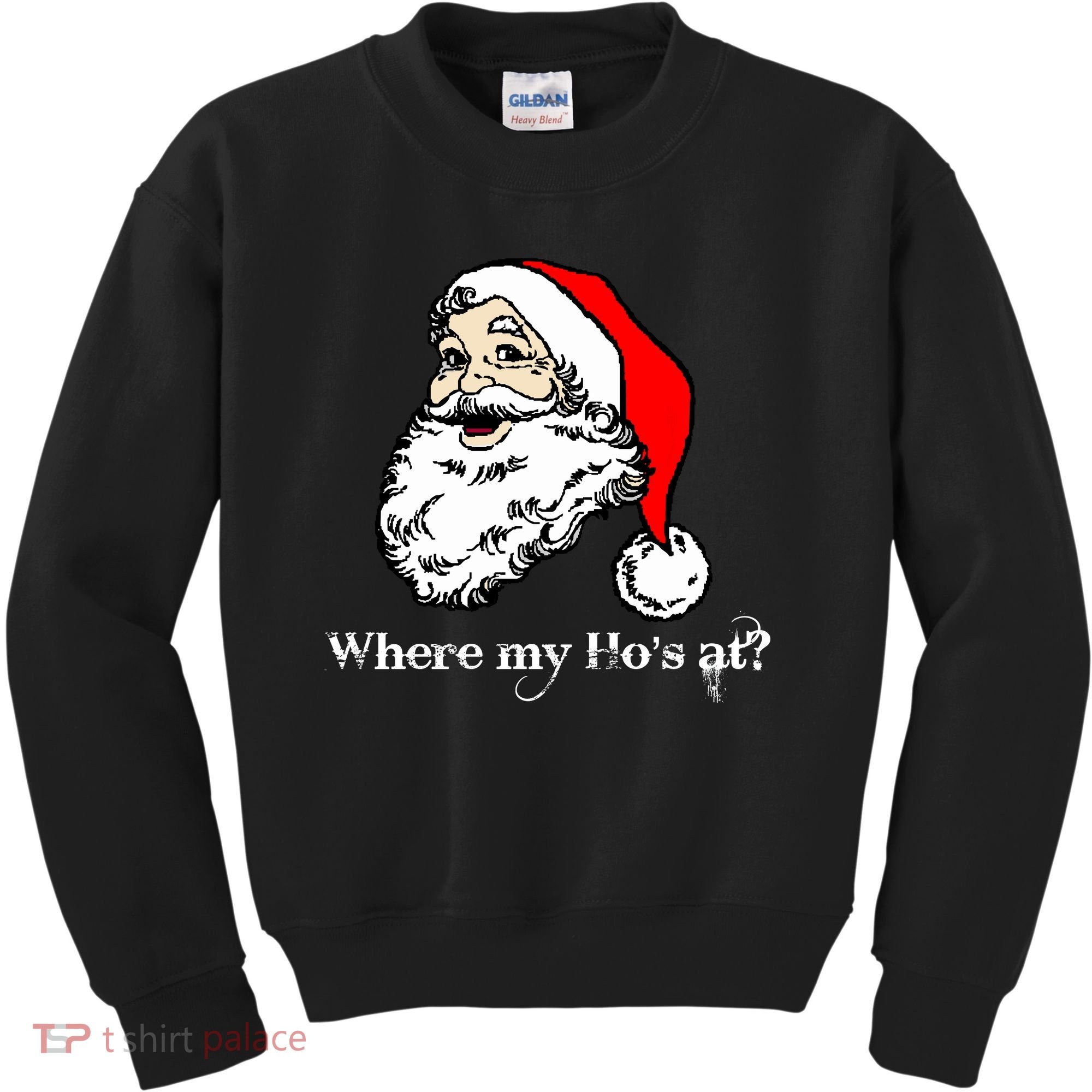 Santa's Ho Funny Christmas Kids Sweatshirt