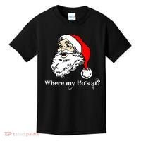 Santa's Ho Funny Christmas Kids T-Shirt thumb 0
