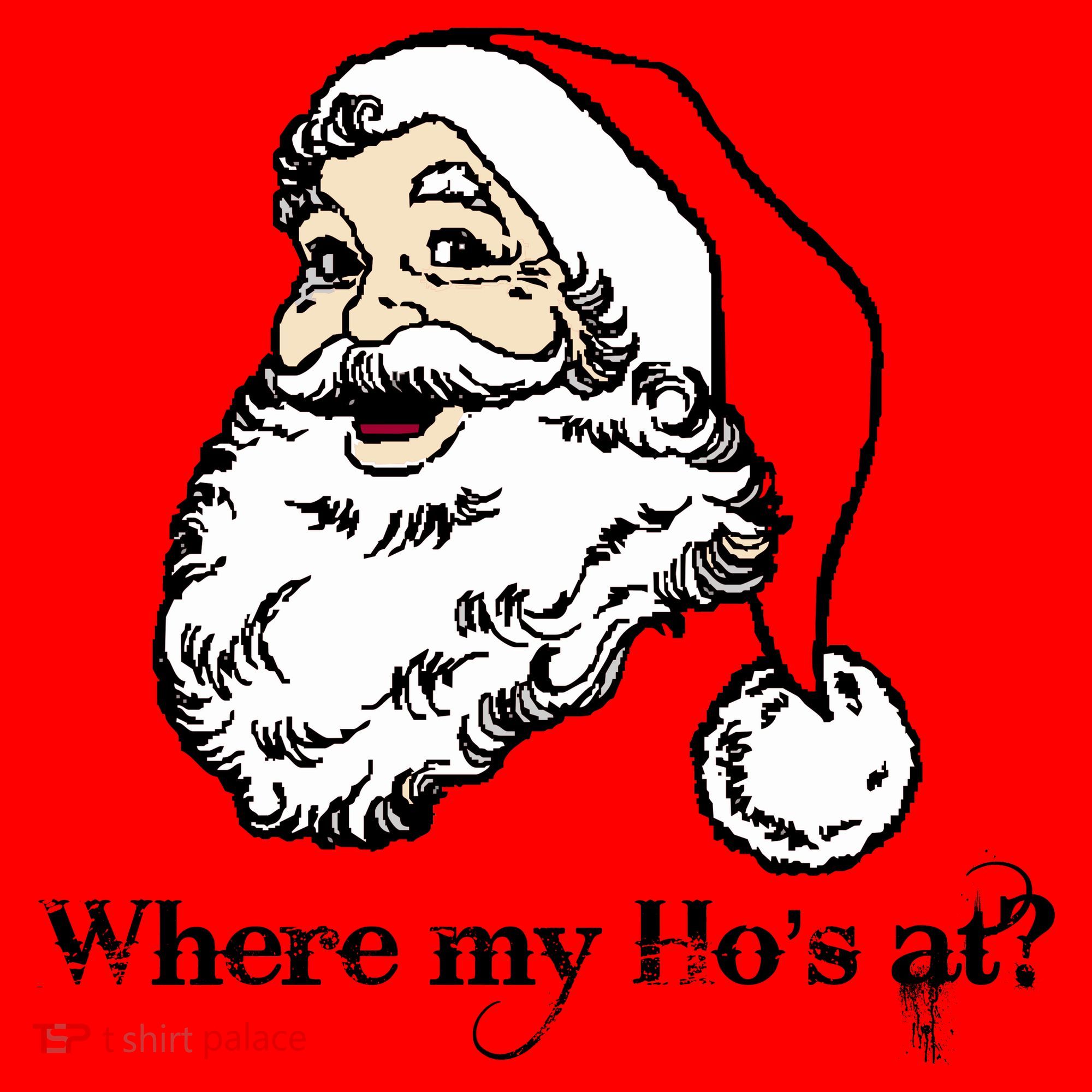Santa's Ho Funny Christmas Santa Hat