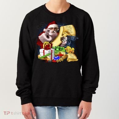 Santa's Making a List Women's Sweatshirt