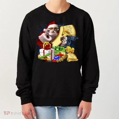 Santa's Making a List Women's Sweatshirt