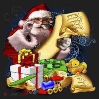 Santa's Making a List Women's Sweatshirt thumb 2