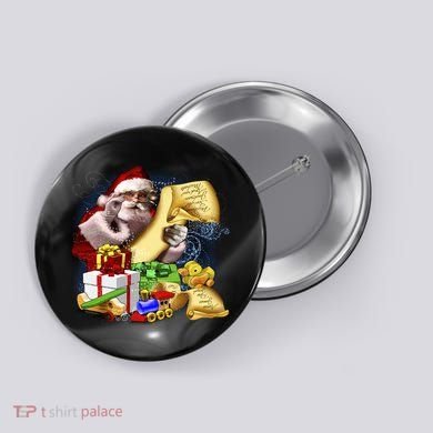 Santa's Making a List Button