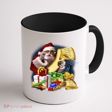 Santa's Making a List Coffee Mug back