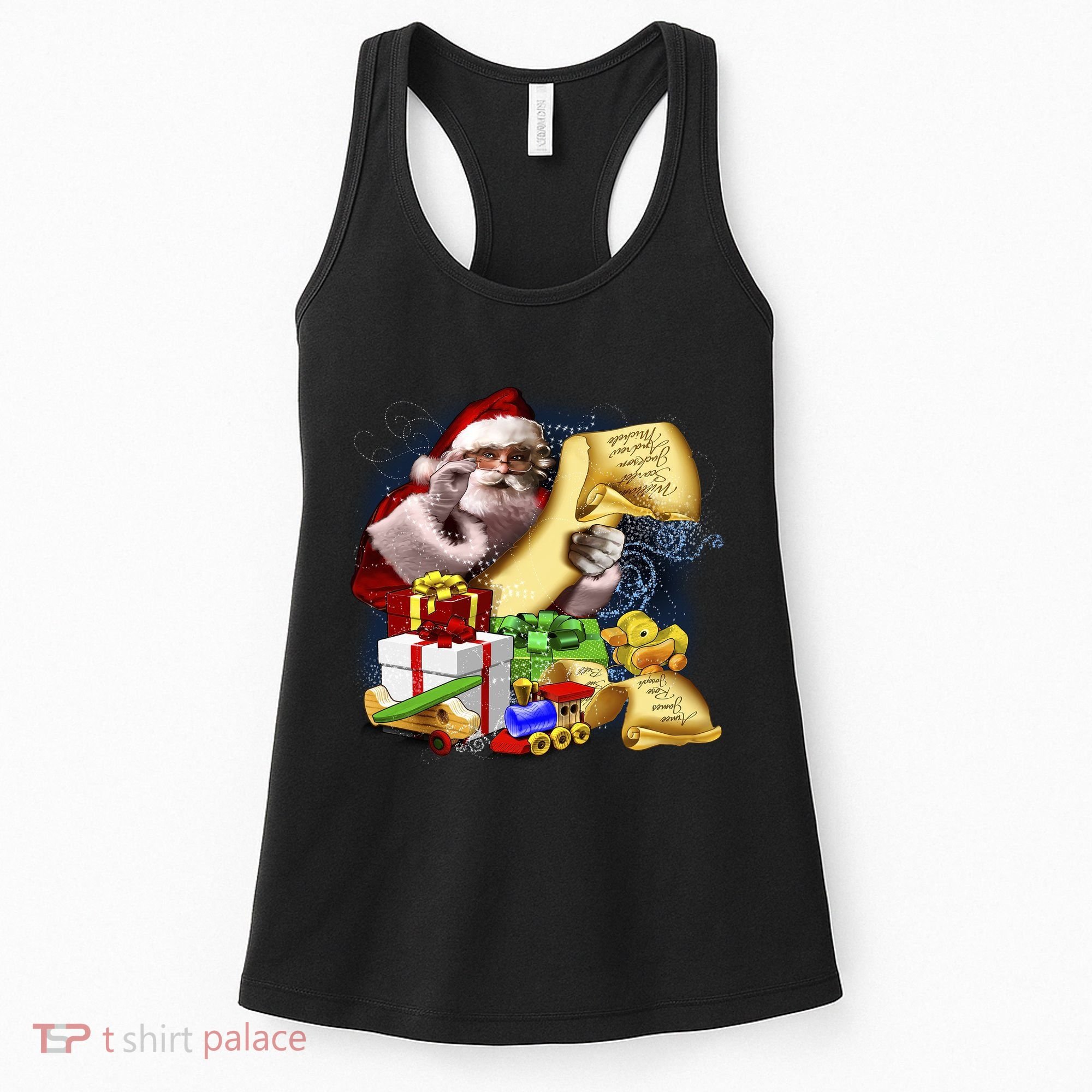 Santa's Making a List Women's Tank Top