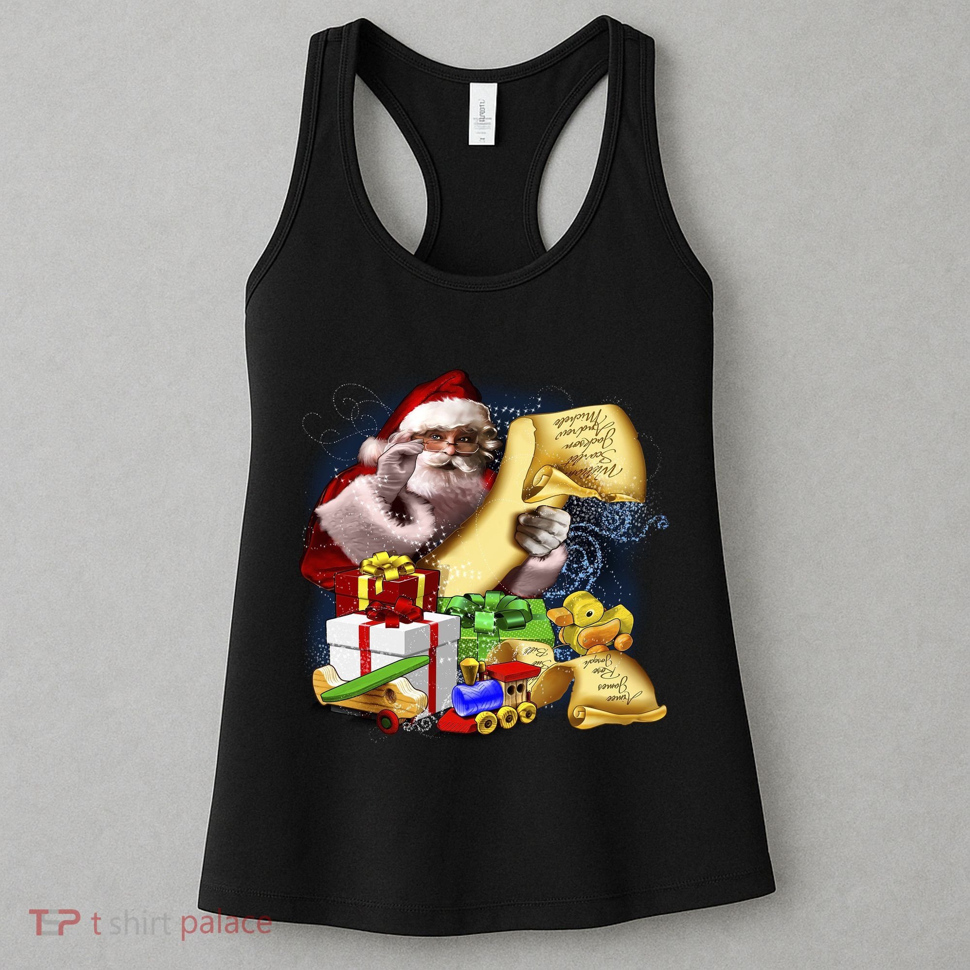Santa's Making a List Women's Tank Top