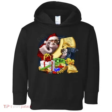 Santa's Making a List Toddler Hoodie