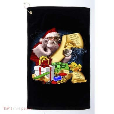 Santa's Making a List Golf Towel