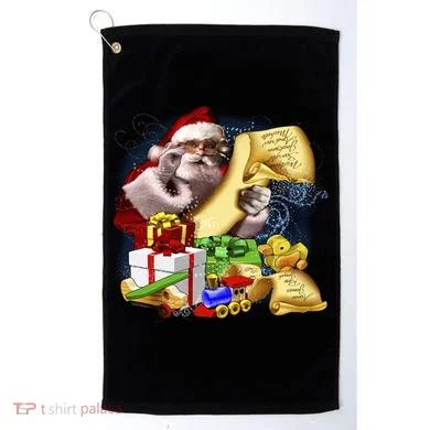 Santa's Making a List Golf Towel