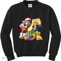 Santa's Making a List Kids Sweatshirt thumb 0