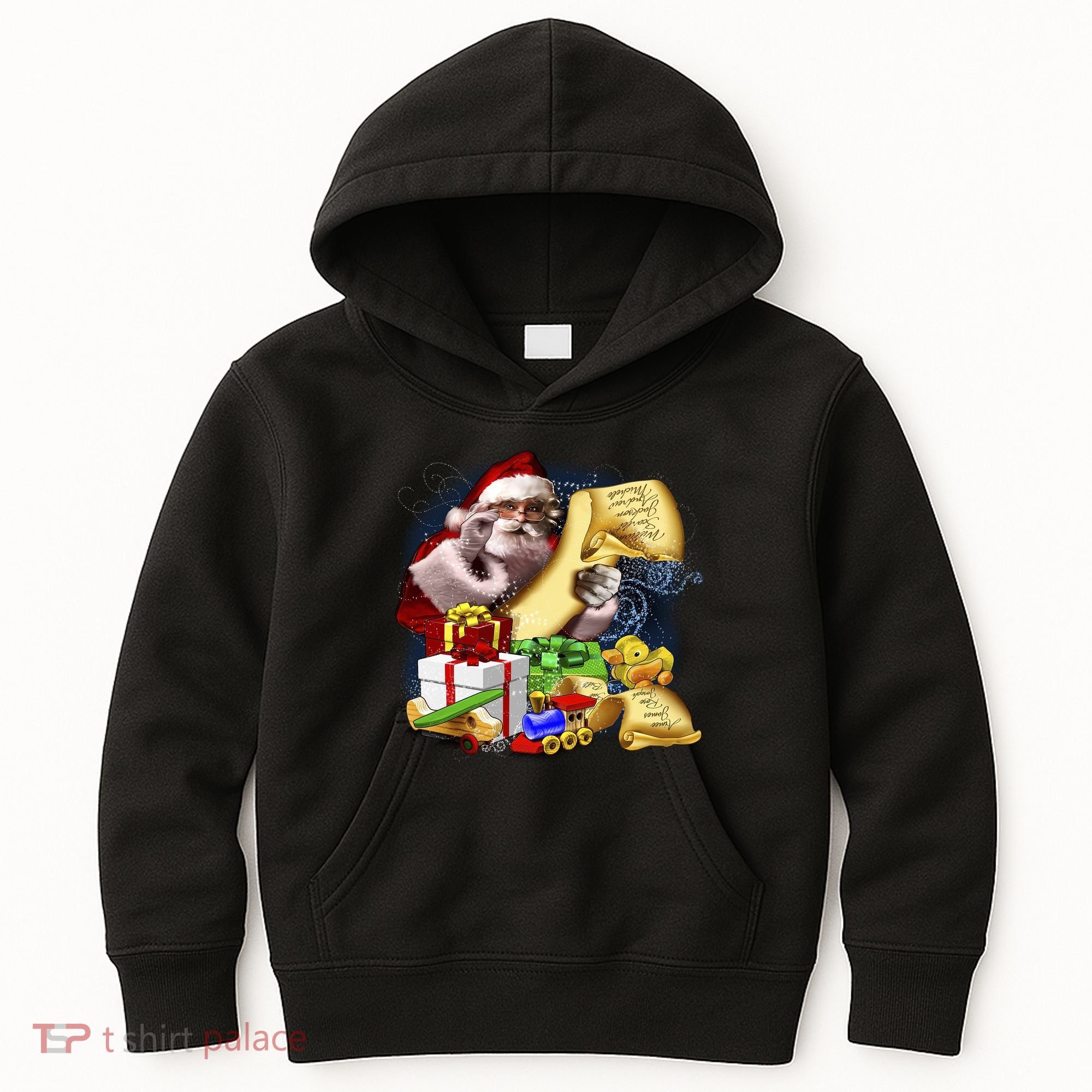 Santa's Making a List Kids Hoodie