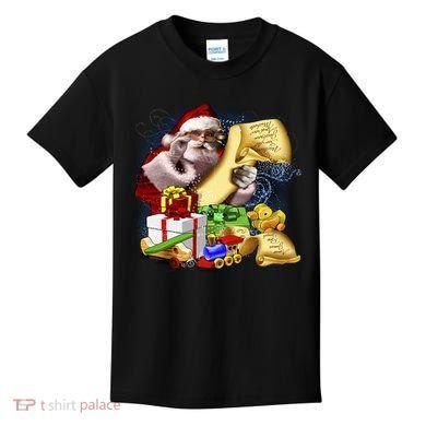 Santa's Making a List Kids T-Shirt