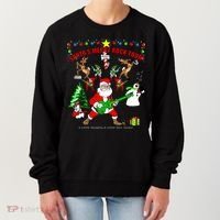 Santa's Merry Christmas Rock Tour Women's Sweatshirt thumb 0