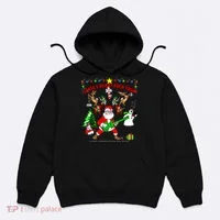 Santa's Merry Christmas Rock Tour Hoodie thumb 0