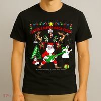 Santa's Merry Christmas Rock Tour T-Shirt thumb 3