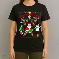 Santa's Merry Christmas Rock Tour T-Shirt thumb 4
