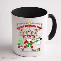 Santa's Merry Christmas Rock Tour Coffee Mug thumb 1