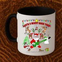 Santa's Merry Christmas Rock Tour Coffee Mug thumb 2
