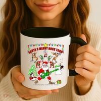 Santa's Merry Christmas Rock Tour Coffee Mug thumb 3