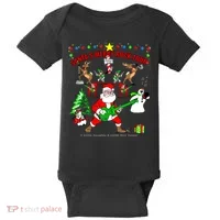 Santa's Merry Christmas Rock Tour Baby Bodysuit thumb 0