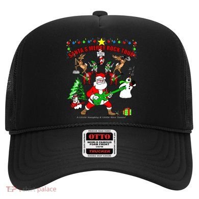 Santa's Merry Christmas Rock Tour Hat