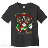 Santa's Merry Christmas Rock Tour Toddler T-Shirt thumb 0
