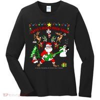 Santa's Merry Christmas Rock Tour Women's Long Sleeve Shirt thumb 0