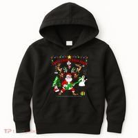 Santa's Merry Christmas Rock Tour Kids Hoodie thumb 0