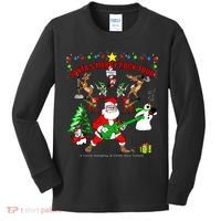 Santa's Merry Christmas Rock Tour Kids Long Sleeve Shirt thumb 0