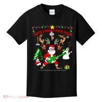 Santa's Merry Christmas Rock Tour Kids T-Shirt thumb 0