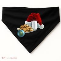 Santa's Milk & Cookies USA-Made Doggie Bandana thumb 0