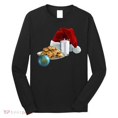 Santa's Milk & Cookies Long Sleeve Shirt
