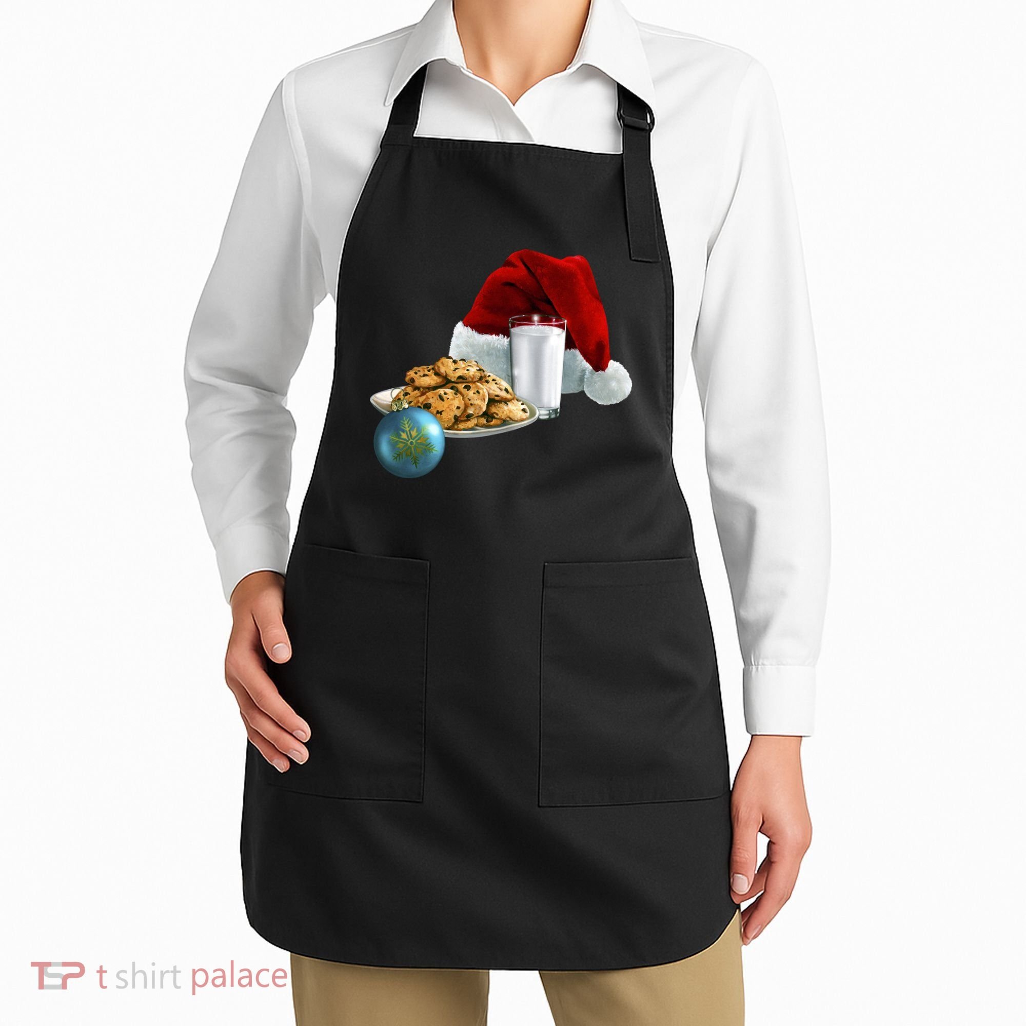 Santa's Milk & Cookies Apron
