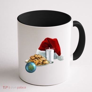 Santa's Milk & Cookies Coffee Mug back
