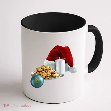 Santa's Milk & Cookies Coffee Mug back