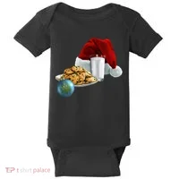 Santa's Milk & Cookies Baby Bodysuit thumb 0