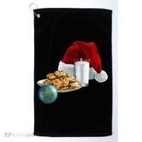 Santa's Milk & Cookies Golf Towel thumb 0