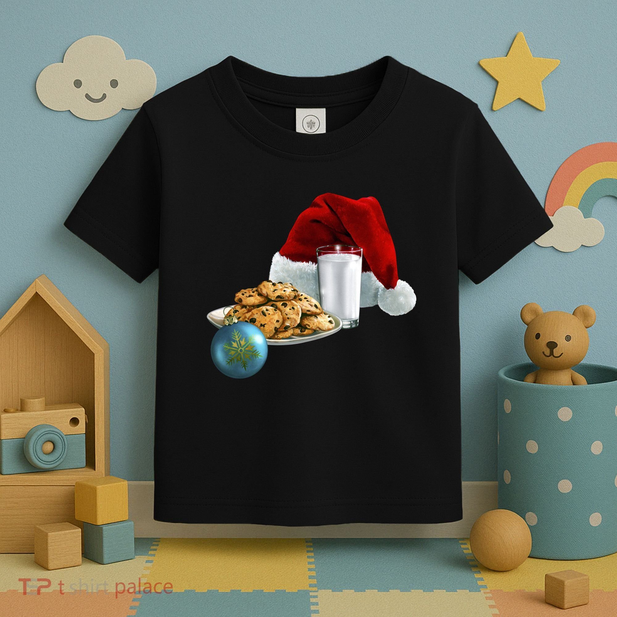 Santa's Milk & Cookies Toddler T-Shirt