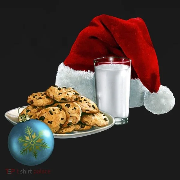 Santa's Milk & Cookies Toddler T-Shirt