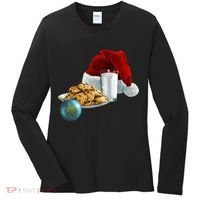 Santa's Milk & Cookies Women's Long Sleeve Shirt thumb 0