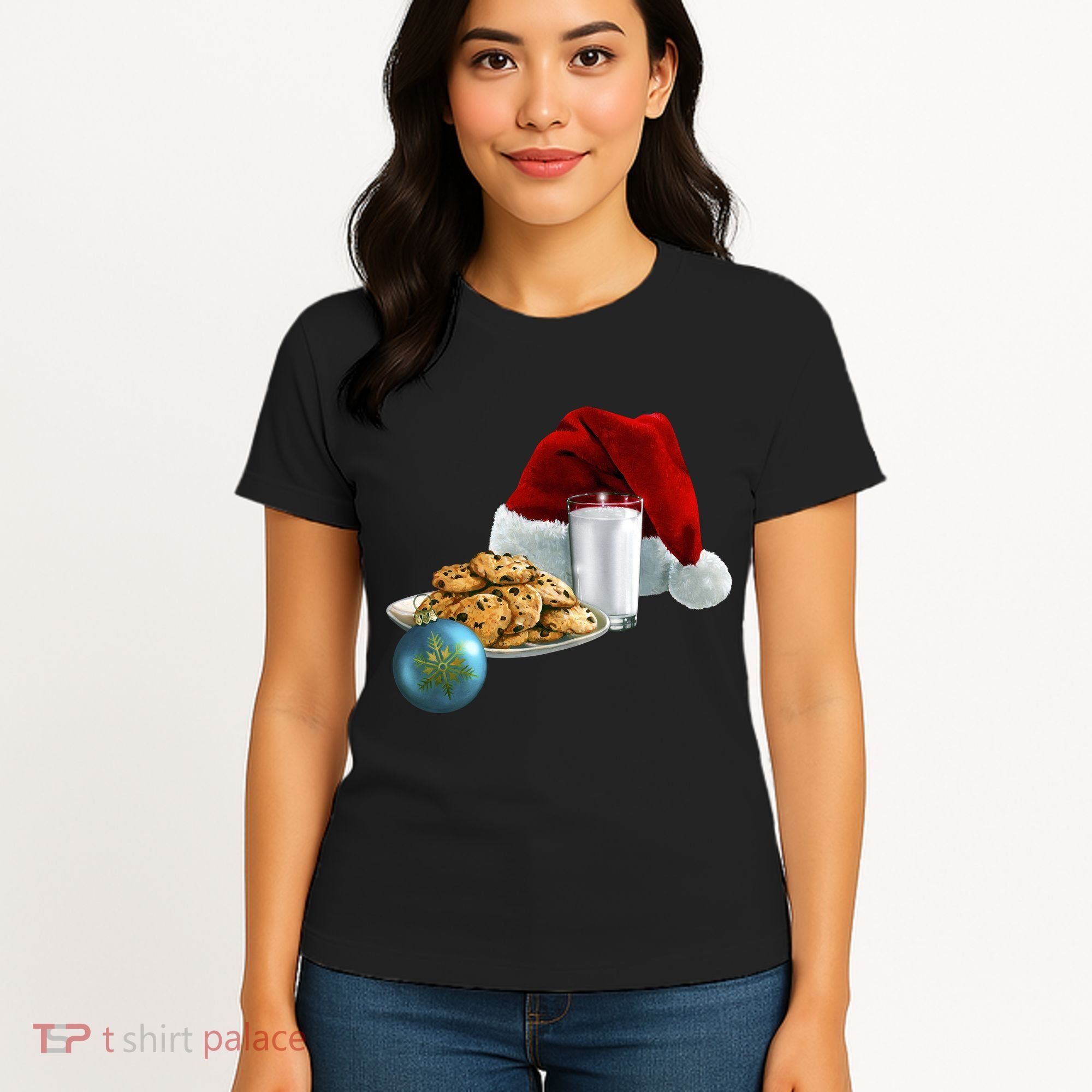 Santa's Milk & Cookies Women's T-Shirt