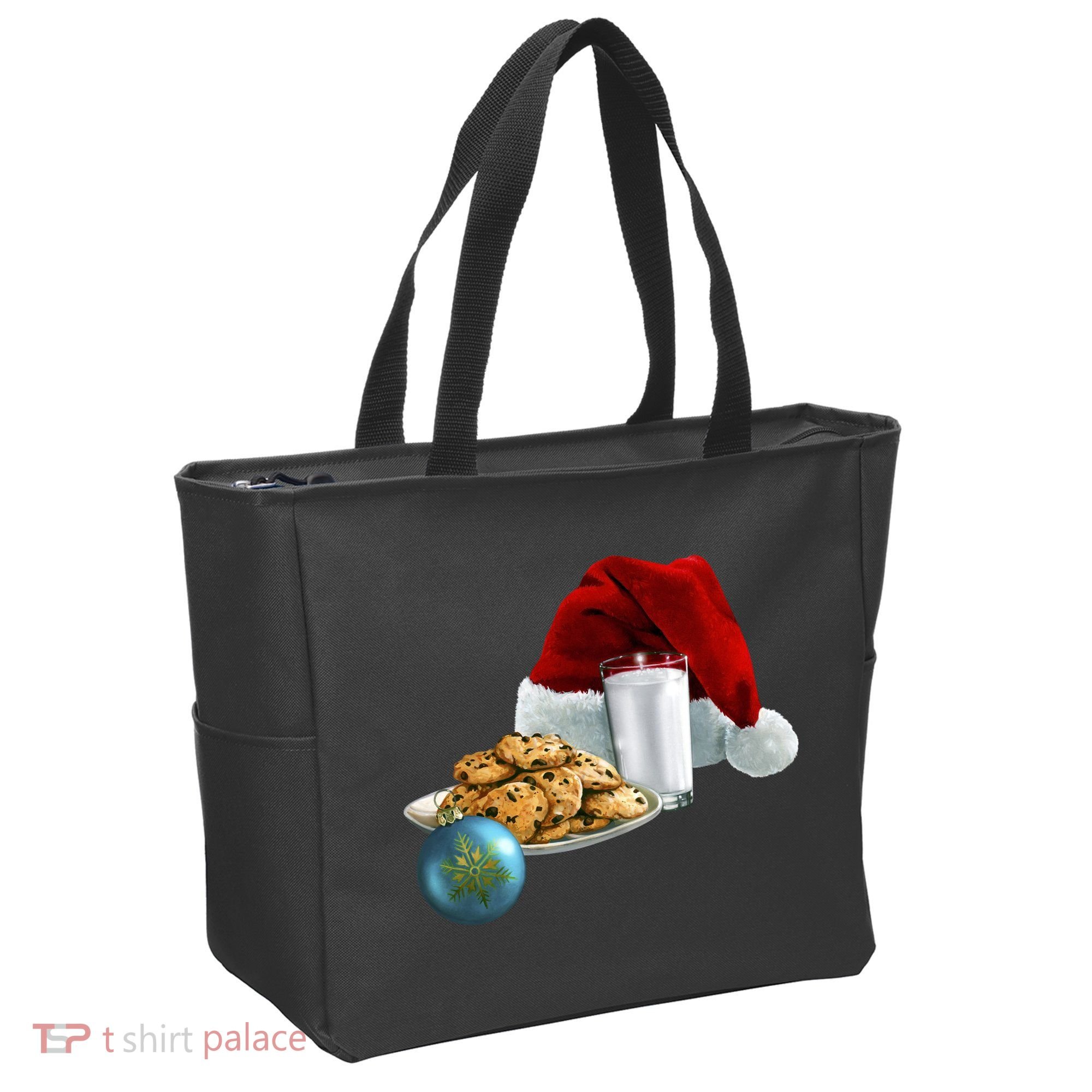 Santa's Milk & Cookies Tote Bag