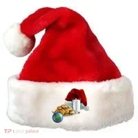 Santa's Milk & Cookies Santa Hat thumb 0