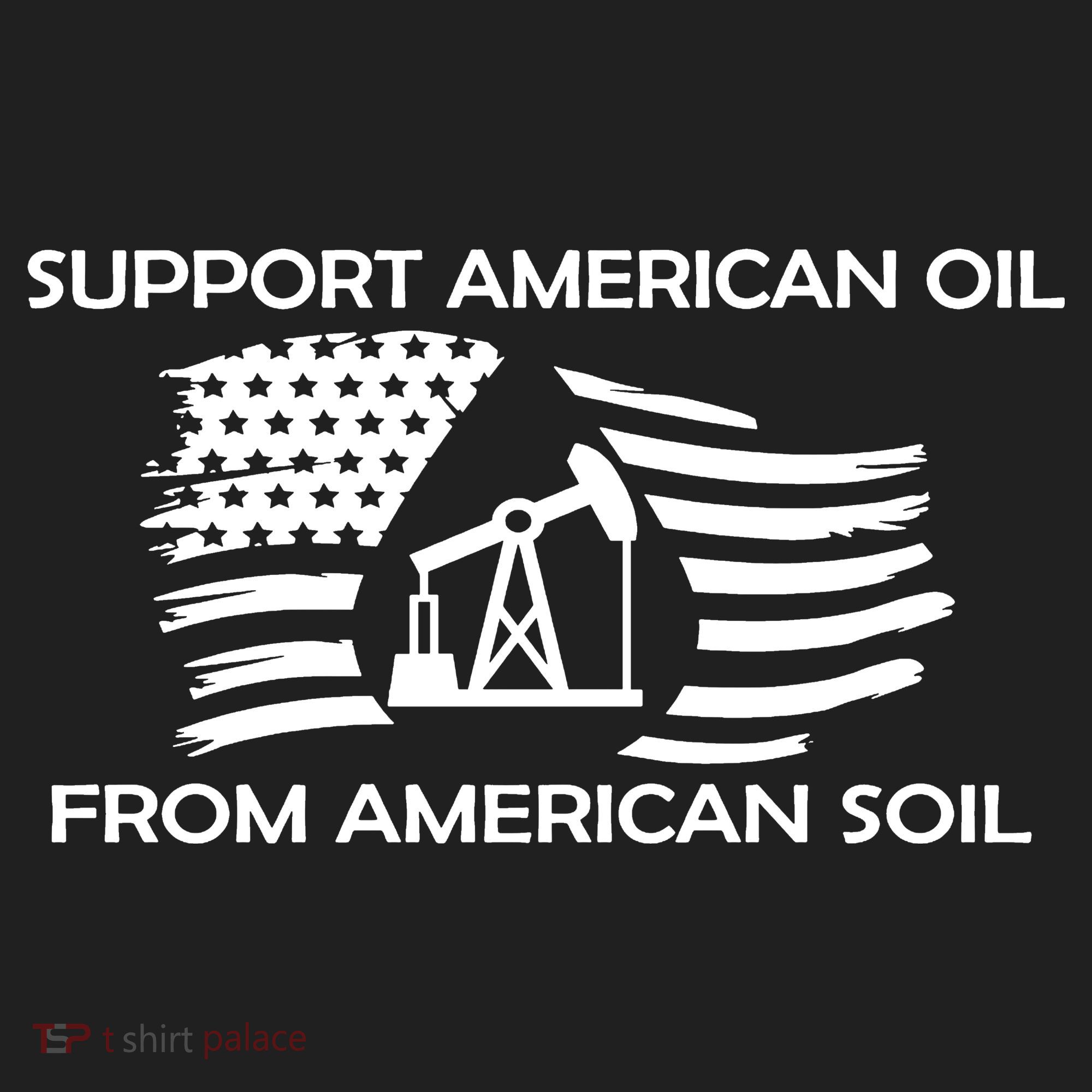 Support American Oil From American Soil USA Beanie