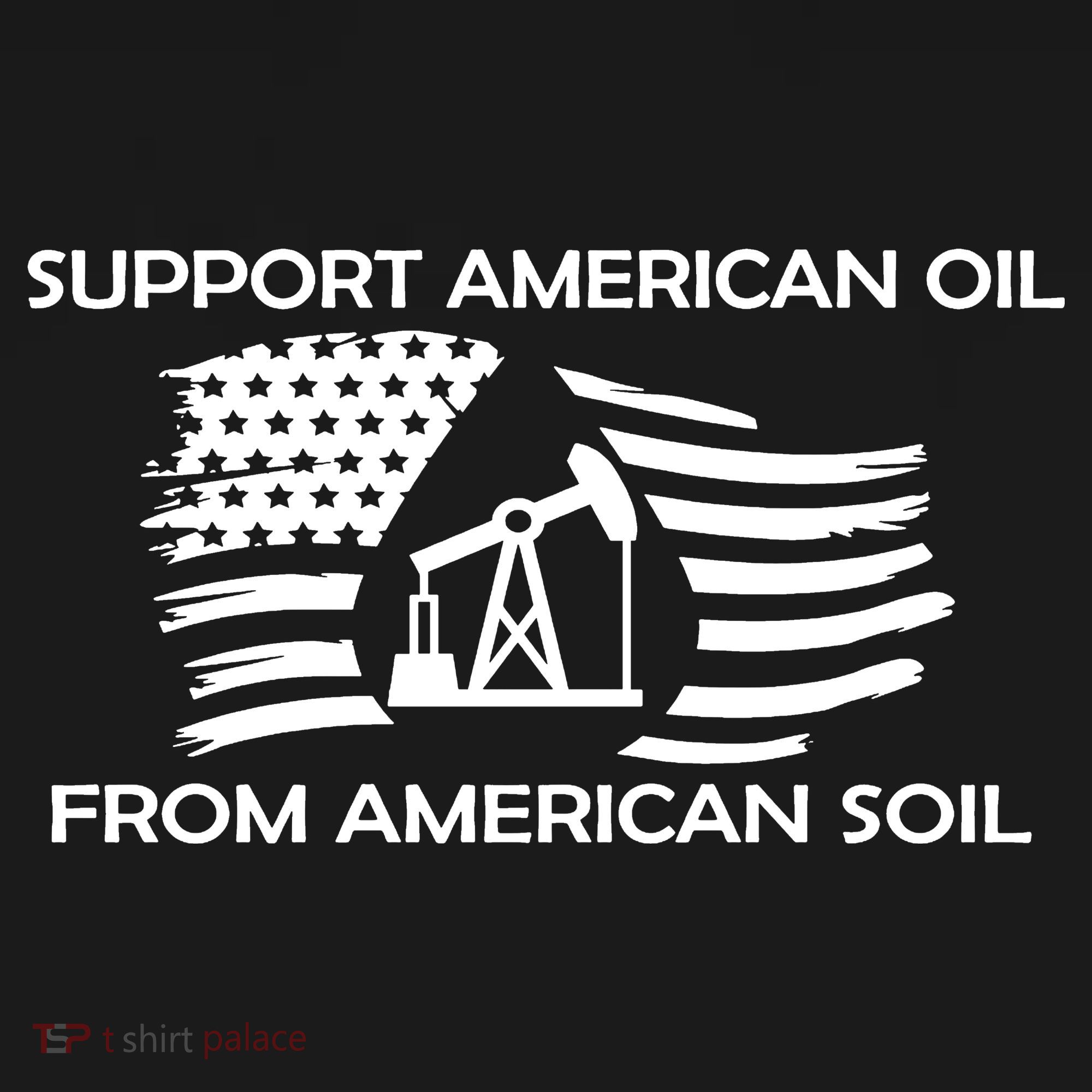 Support American Oil From American Soil USA Visor