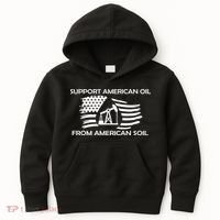 Support American Oil From American Soil USA Kids Hoodie thumb 0