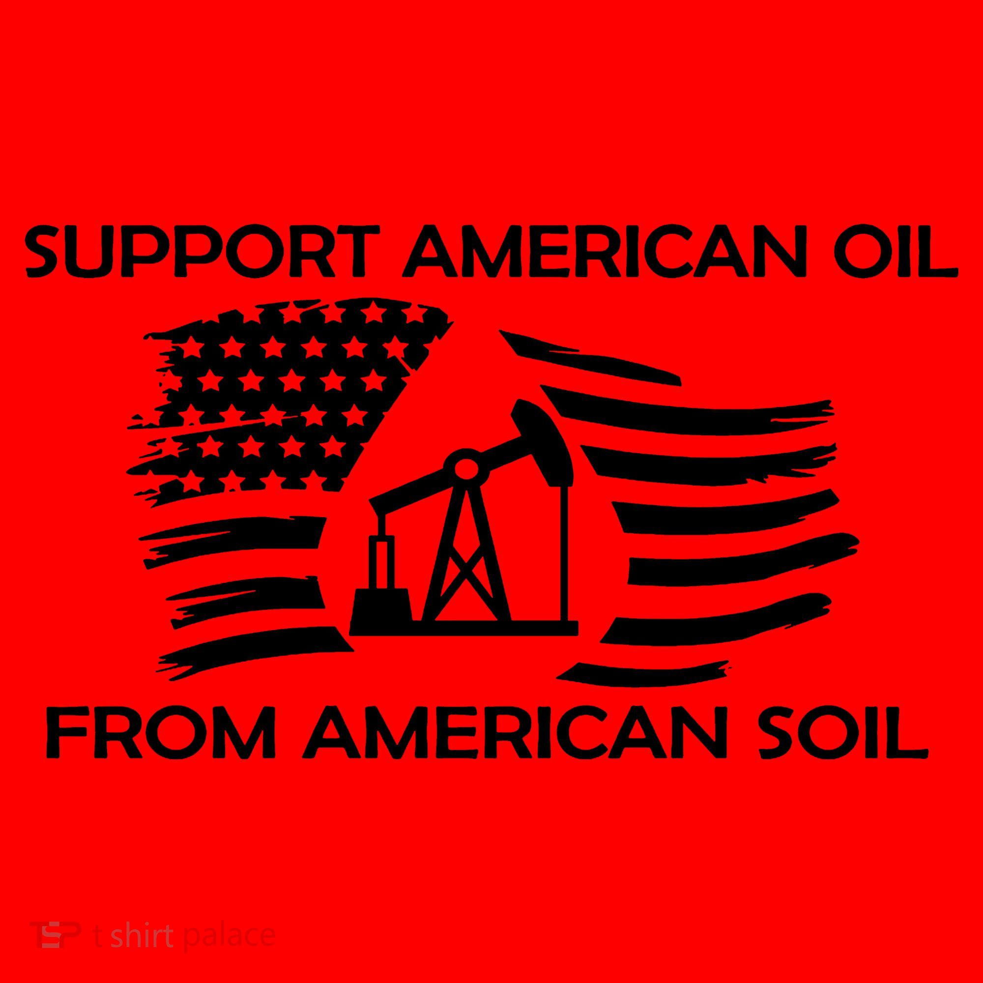Support American Oil From American Soil USA Santa Hat
